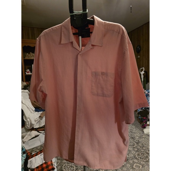 Trust Mens XXL Shirt 55%Linen , 45% Rayon. - Picture 2 of 6